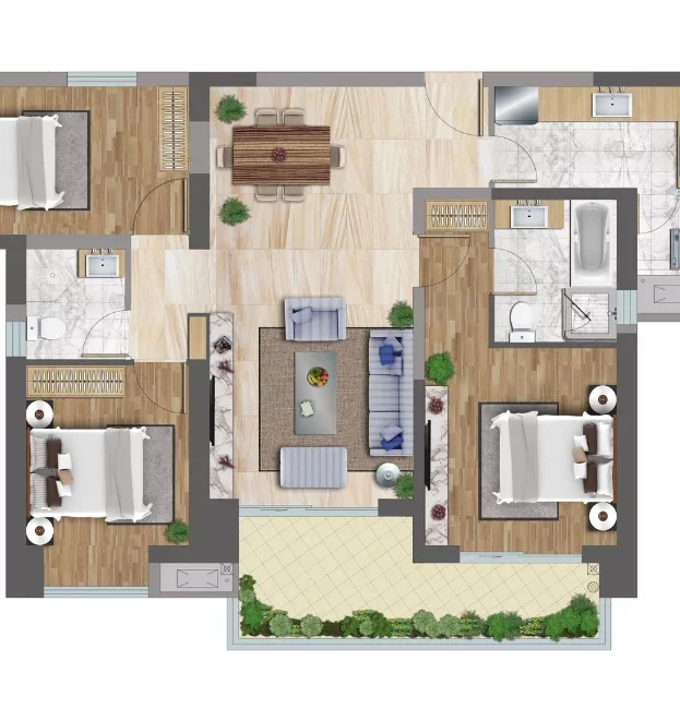 แบบแปลนห้องนอน